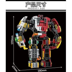 LE YI 88079 non  CHÚA TỂ NỬA GIÁP SẮT bộ đồ chơi xếp lắp ráp ghép mô hình Super Heroes Siêu Nhân Anh Hùng 552 khối