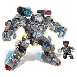 LE YI 88081 non  ÁO GIÁP ANH HÙNG bộ đồ chơi xếp lắp ráp ghép mô hình Super Heroes Siêu Nhân Anh Hùng 523 khối