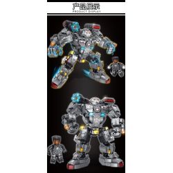 LE YI 88081 non  ÁO GIÁP ANH HÙNG bộ đồ chơi xếp lắp ráp ghép mô hình Super Heroes Siêu Nhân Anh Hùng 523 khối