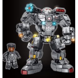 LE YI 88081 non  ÁO GIÁP ANH HÙNG bộ đồ chơi xếp lắp ráp ghép mô hình Super Heroes Siêu Nhân Anh Hùng 523 khối