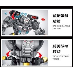 LE YI 88081 non  ÁO GIÁP ANH HÙNG bộ đồ chơi xếp lắp ráp ghép mô hình Super Heroes Siêu Nhân Anh Hùng 523 khối