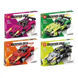 LEIBAO 8353 non  4 LOẠI XE THỂ THAO CÔNG NGHỆ bộ đồ chơi xếp lắp ráp ghép mô hình  Kỹ Thuật Công Nghệ Cao Mô Hình Phương Tiện 1041 khối