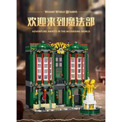 JIESTAR JJ9013 9013 non  BỘ PHÁP THUẬT bộ đồ chơi xếp lắp ráp ghép mô hình Harry Potter Chú Bé Phù Thủy 1056 khối