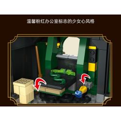 JIESTAR JJ9013 9013 non  BỘ PHÁP THUẬT bộ đồ chơi xếp lắp ráp ghép mô hình Harry Potter Chú Bé Phù Thủy 1056 khối