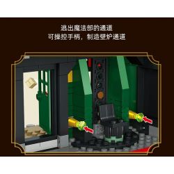 JIESTAR JJ9013 9013 non  BỘ PHÁP THUẬT bộ đồ chơi xếp lắp ráp ghép mô hình Harry Potter Chú Bé Phù Thủy 1056 khối
