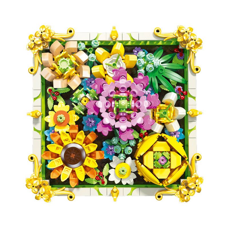 JIESTAR JJ9027 9027 non  ÁNH ĐÈN BỒNG BỀNH ĐẦU HÈ bộ đồ chơi xếp lắp ráp ghép mô hình Arts & Crafts EARLY SUMMER 492 khối