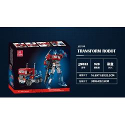 JIESTAR JJ9022 9022 non  ROBOT BIẾN HÌNH 2 TRONG 1 bộ đồ chơi xếp lắp ráp ghép mô hình Movie & Game Phim Và Trò Chơi 928 khối