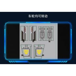 JIESTAR JJ9022 9022 non  ROBOT BIẾN HÌNH 2 TRONG 1 bộ đồ chơi xếp lắp ráp ghép mô hình Movie & Game Phim Và Trò Chơi 928 khối