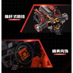 MODEL PLAY BRICK CREATION 43100 non  ABORO EVO tỷ lệ 1:8 bộ đồ chơi xếp lắp ráp ghép mô hình  APOLLO-EVO Kỹ Thuật Công Nghệ Cao Mô Hình Phương Tiện 3785 khối