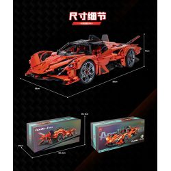 MODEL PLAY BRICK CREATION 43100 non  ABORO EVO tỷ lệ 1:8 bộ đồ chơi xếp lắp ráp ghép mô hình  APOLLO-EVO Kỹ Thuật Công Nghệ Cao Mô Hình Phương Tiện 3785 khối