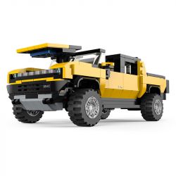 RASTAR 93700 non  XE BÁN TẢI HUMMER EV tỷ lệ 1:30 bộ đồ chơi xếp lắp ráp ghép mô hình Racers HUMMER EV PICKUP Đua Tốc Độ 431 khối