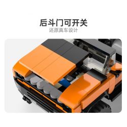 RASTAR 93700 non  XE BÁN TẢI HUMMER EV tỷ lệ 1:30 bộ đồ chơi xếp lắp ráp ghép mô hình Racers HUMMER EV PICKUP Đua Tốc Độ 431 khối
