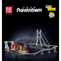 MouldKing 16052 Mould King 16052 non  TOA TÀU ĐÔ THỊ bộ đồ chơi xếp lắp ráp ghép mô hình City URBAN RAILCAR Thành Phố 1488 khối