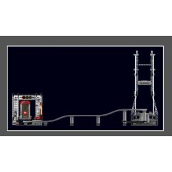 MouldKing 16052 Mould King 16052 non  TOA TÀU ĐÔ THỊ bộ đồ chơi xếp lắp ráp ghép mô hình City URBAN RAILCAR Thành Phố 1488 khối