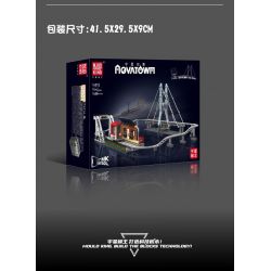 MouldKing 16052 Mould King 16052 non  TOA TÀU ĐÔ THỊ bộ đồ chơi xếp lắp ráp ghép mô hình City URBAN RAILCAR Thành Phố 1488 khối