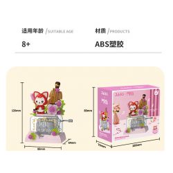 JAKI JK6506 6506 non  HỘP NHẠC KHINH KHÍ CẦU LÃNG MẠN AHRI bộ đồ chơi xếp lắp ráp ghép mô hình Movie & Game Phim Và Trò Chơi