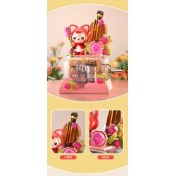 JAKI JK6506 6506 non  HỘP NHẠC KHINH KHÍ CẦU LÃNG MẠN AHRI bộ đồ chơi xếp lắp ráp ghép mô hình Movie & Game Phim Và Trò Chơi