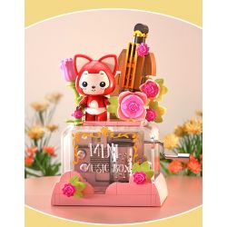 JAKI JK6506 6506 non  HỘP NHẠC KHINH KHÍ CẦU LÃNG MẠN AHRI bộ đồ chơi xếp lắp ráp ghép mô hình Movie & Game Phim Và Trò Chơi