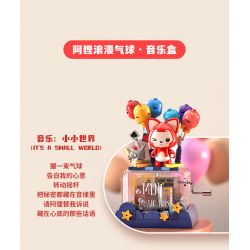 JAKI JK6506 6506 non  HỘP NHẠC KHINH KHÍ CẦU LÃNG MẠN AHRI bộ đồ chơi xếp lắp ráp ghép mô hình Movie & Game Phim Và Trò Chơi