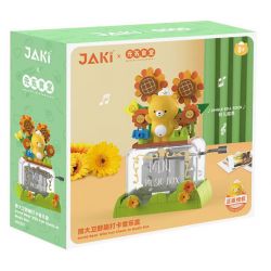 JAKI JK6202 6202 non  YUANQI CANTEEN HỘP NHẠC CHECK-IN VUI NHỘN CUỒNG NHIỆT CỦA DAVID XIONG bộ đồ chơi xếp lắp ráp ghép mô hình Movie & Game DAVID BEAR WILD FUN CHECK-IN MUSIC BOX Phim Và Trò Chơi
