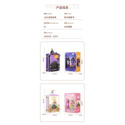 JAKI JK8251 8251 non  ALBUM TRUYỆN CỔ TÍCH LÂU ĐÀI CÔNG CHÚA NGỌT NGÀO bộ đồ chơi xếp lắp ráp ghép mô hình PRINCESS SWEETNESS CASTLE