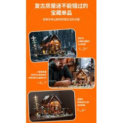 FUNWHOLE F9018 9018 non  NHÀ NGHỈ SĂN BẮN bộ đồ chơi xếp lắp ráp ghép mô hình Creator Sáng Tạo 2036 khối