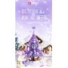 SEMBO 605029 non  HỘP NHẠC CÂY THÔNG NOEL GIẢ TƯỞNG bộ đồ chơi xếp lắp ráp ghép mô hình Creator FANTASY CHRISTMAS TREE Sáng Tạo 729 khối
