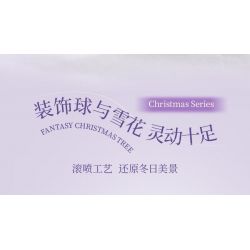 SEMBO 605029 non  HỘP NHẠC CÂY THÔNG NOEL GIẢ TƯỞNG bộ đồ chơi xếp lắp ráp ghép mô hình Creator FANTASY CHRISTMAS TREE Sáng Tạo 729 khối