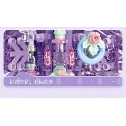 SEMBO 605029 non  HỘP NHẠC CÂY THÔNG NOEL GIẢ TƯỞNG bộ đồ chơi xếp lắp ráp ghép mô hình Creator FANTASY CHRISTMAS TREE Sáng Tạo 729 khối