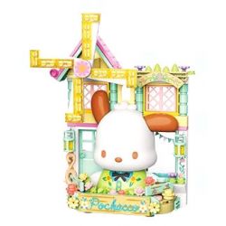 TOP TOY TC1509 1509 non  SANRIO PRINTS DU LỊCH VÒNG QUANH THẾ GIỚI PACHA DOG YUXIANG HÀ LAN bộ đồ chơi xếp lắp ráp ghép mô hình Movie & Game POCHACCO Phim Và Trò Chơi 150 khối