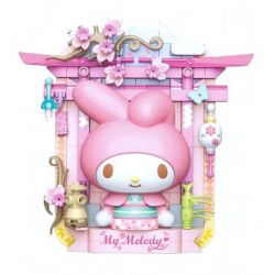 TOP TOY TC1508 1508 non  SANRIO PRINTS DU LỊCH VÒNG QUANH THẾ GIỚI MELODY SAKURA MAN JAPAN bộ đồ chơi xếp lắp ráp ghép mô hình Movie & Game MY MELODY Phim Và Trò Chơi 150 khối