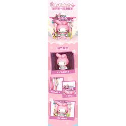 TOP TOY TC1508 1508 non  SANRIO PRINTS DU LỊCH VÒNG QUANH THẾ GIỚI MELODY SAKURA MAN JAPAN bộ đồ chơi xếp lắp ráp ghép mô hình Movie & Game MY MELODY Phim Và Trò Chơi 150 khối