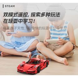 CADA DOUBLEE C51304 51304 non  XE THỂ THAO LƯỠI ĐỎ tỷ lệ 1:14 bộ đồ chơi xếp lắp ráp ghép mô hình  Kỹ Thuật Công Nghệ Cao Mô Hình Phương Tiện 405 khối