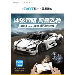 CADA DOUBLEE C51305 51305 non  XE THỂ THAO GÂY BÃO tỷ lệ 1:14 bộ đồ chơi xếp lắp ráp ghép mô hình  Kỹ Thuật Công Nghệ Cao Mô Hình Phương Tiện 402 khối