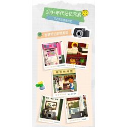 WEKKI 516953 non  CỖ MÁY THỜI GIAN TUỔI TRẺ THẬP NIÊN 1980 1990 bộ đồ chơi xếp lắp ráp ghép mô hình Creator Sáng Tạo 2131 khối