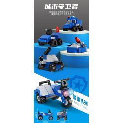 FORANGE FC3863 3863 non  SỰ KẾT HỢP ĐA DẠNG ANH HÙNG THÀNH PHỐ bộ đồ chơi xếp lắp ráp ghép mô hình Creator Sáng Tạo 634 khối