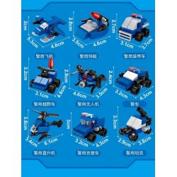 FORANGE FC3863 3863 non  SỰ KẾT HỢP ĐA DẠNG ANH HÙNG THÀNH PHỐ bộ đồ chơi xếp lắp ráp ghép mô hình Creator Sáng Tạo 634 khối