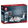 REOBRIX 33037 non  TRỰC THĂNG VẬN TẢI CH-53 bộ đồ chơi xếp lắp ráp ghép mô hình Military Army CH-53 TRANSPORT HELICOPTER Quân Sự Bộ Đội 2192 khối