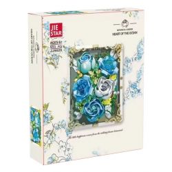 JIESTAR JJ9029 9029 non  TRÁI TIM CỦA ĐẠI DƯƠNG bộ đồ chơi xếp lắp ráp ghép mô hình Arts & Crafts HEART OF THE OCEAN 651 khối