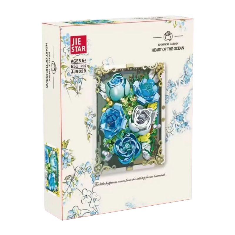 JIESTAR JJ9029 9029 non  TRÁI TIM CỦA ĐẠI DƯƠNG bộ đồ chơi xếp lắp ráp ghép mô hình Arts & Crafts HEART OF THE OCEAN 651 khối