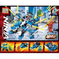 PRCK 61043 non  NINJA VS RỒNG bộ đồ chơi xếp lắp ráp ghép mô hình The  Ninjago Movie Ninja Lốc Xoáy 401 khối