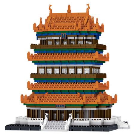 FUN IMAGINATION LZ8009 8009 non  THÁP QUANQUE bộ đồ chơi xếp lắp ráp ghép mô hình Buildings 2761 khối