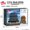 FUN IMAGINATION LZ8009 8009 non  THÁP QUANQUE bộ đồ chơi xếp lắp ráp ghép mô hình Buildings 2761 khối