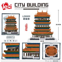 FUN IMAGINATION LZ8009 8009 non  THÁP QUANQUE bộ đồ chơi xếp lắp ráp ghép mô hình Buildings 2761 khối