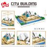 FUN IMAGINATION LZ8008 8008 non  NHÀ HÁT OPERA SYDNEY bộ đồ chơi xếp lắp ráp ghép mô hình Buildings SYDNEY OPERA HOUSE 2550 khối