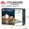 FUN IMAGINATION LZ8008 8008 non  NHÀ HÁT OPERA SYDNEY bộ đồ chơi xếp lắp ráp ghép mô hình Buildings SYDNEY OPERA HOUSE 2550 khối