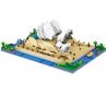 FUN IMAGINATION LZ8008 8008 non  NHÀ HÁT OPERA SYDNEY bộ đồ chơi xếp lắp ráp ghép mô hình Buildings SYDNEY OPERA HOUSE 2550 khối