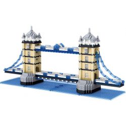 FUN IMAGINATION LZ8007 8007 non  CẦU ĐÔI bộ đồ chơi xếp lắp ráp ghép mô hình Buildings 1936 khối