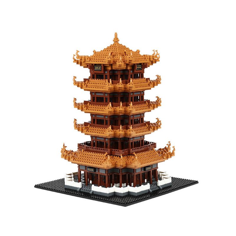 FUN IMAGINATION LZ8003 8003 non  HOÀNG HẠC THÁP bộ đồ chơi xếp lắp ráp ghép mô hình Buildings 4032 khối