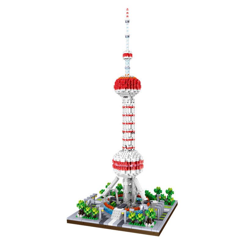 FUN IMAGINATION LZ8006 8006 non  THÁP HÒN NGỌC PHƯƠNG ĐÔNG bộ đồ chơi xếp lắp ráp ghép mô hình Buildings 1747 khối